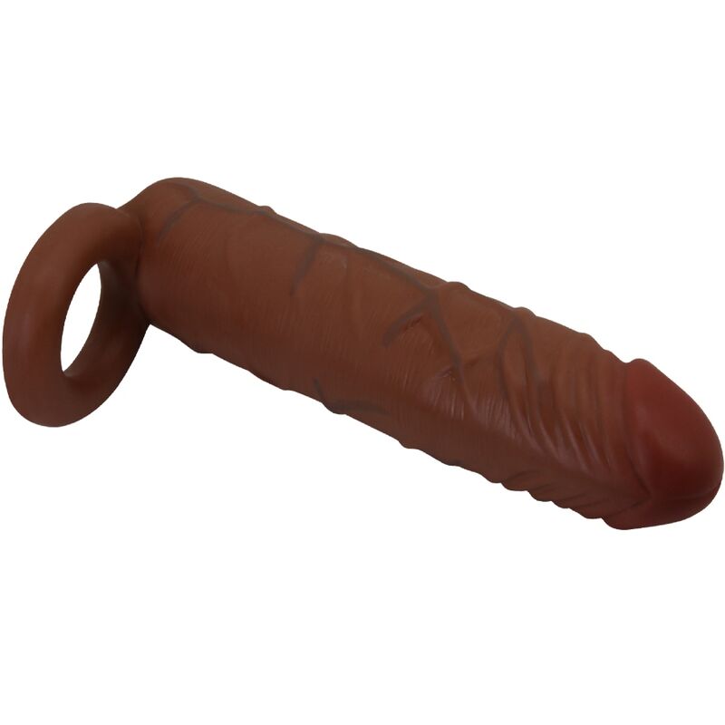 PRETTY LOVE - MANCHON DE PÉNIS KAILE AVEC EXTENSION DE 2,5 CM MULATTO – Image 4