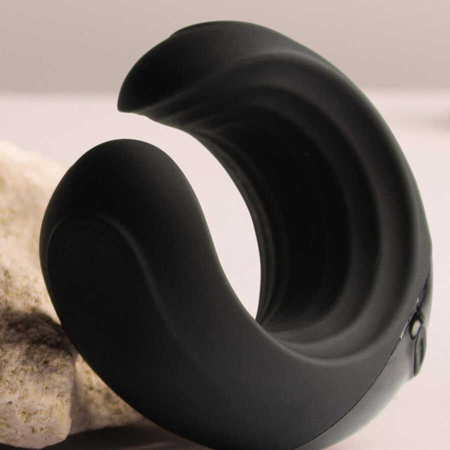 ROCKS-OFF - MASTURBATEUR VIBRATEUR ECHO BLACK – Image 4