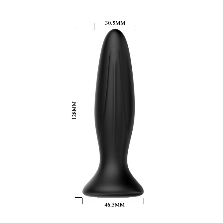MR PLAY - PLUG ANAL VIBRATEUR NOIR RECHARGEABLE – Image 4