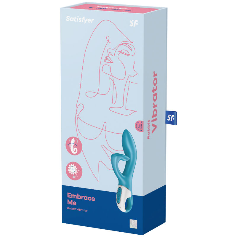 SATISFYER - VIBRATEUR POINT G EMBRACE ME TURQUOISE – Image 4