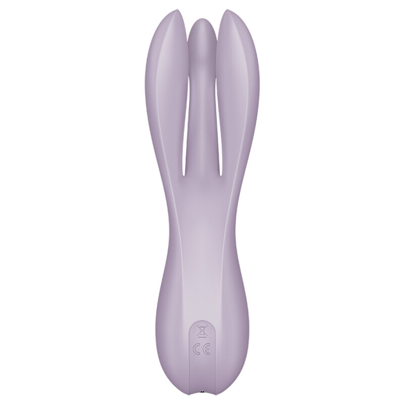 SATISFYER - VIBRATEUR THREESOME 2 VIOLET – Image 4