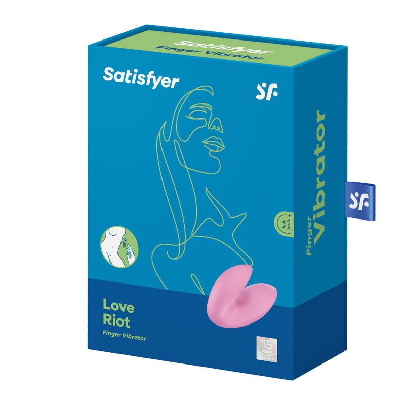 SATISFYER - VIBRATEUR DOIGTS LOVE RIOT ROSE – Image 4