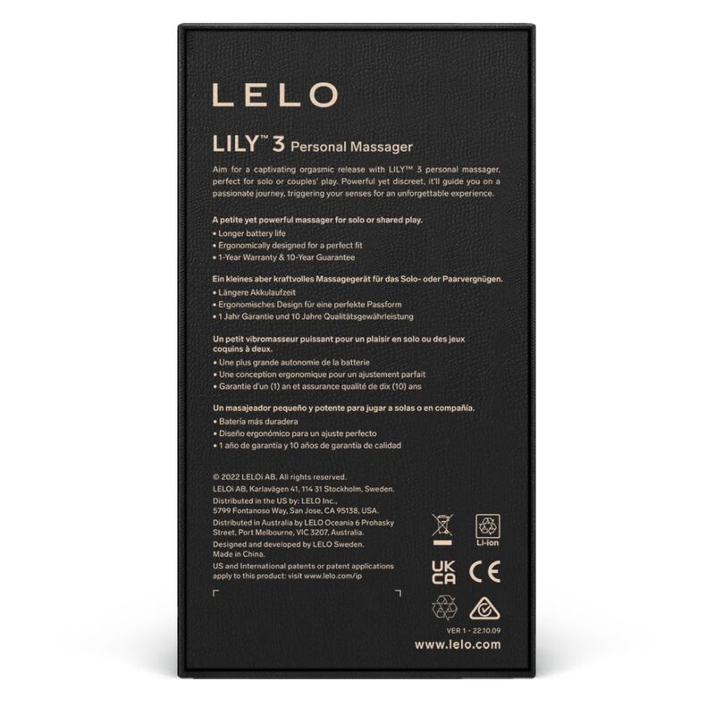 LELO - MASSEUR PERSONNEL LILY 3 - VERT POLAIRE – Image 4