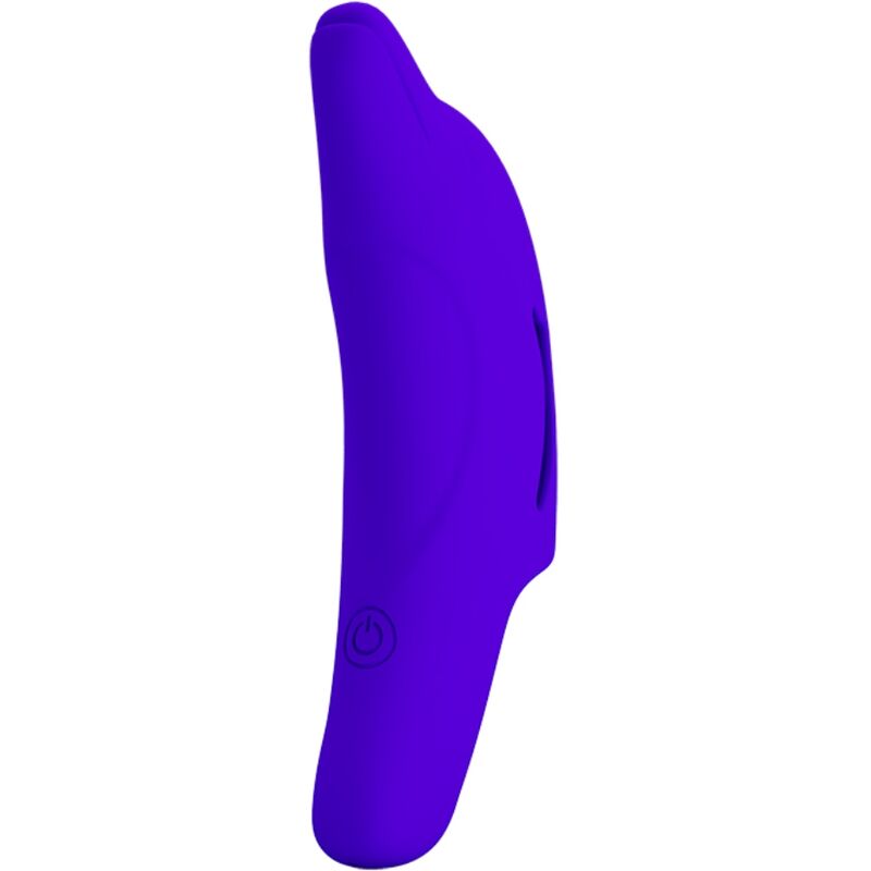PRETTY LOVE - PUISSANT STIMULATEUR DE DOIGTS BLEU FONCÉ DELPHINI – Image 4