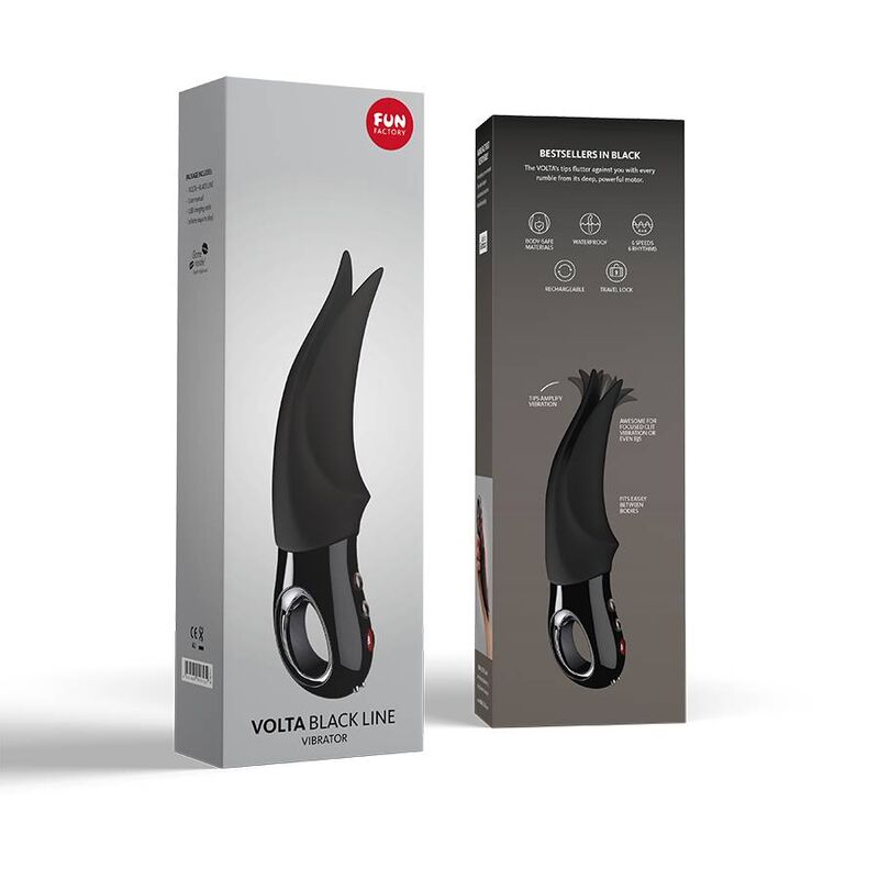 FUN FACTORY - VIBRATEUR CLITORAL VOLTA LIGNE NOIRE – Image 4