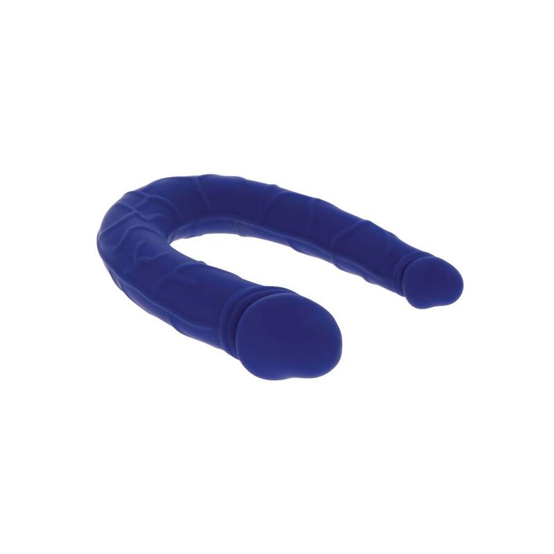 GET REAL - MINI DOUBLE DONG RÉALISTE BLEU – Image 4