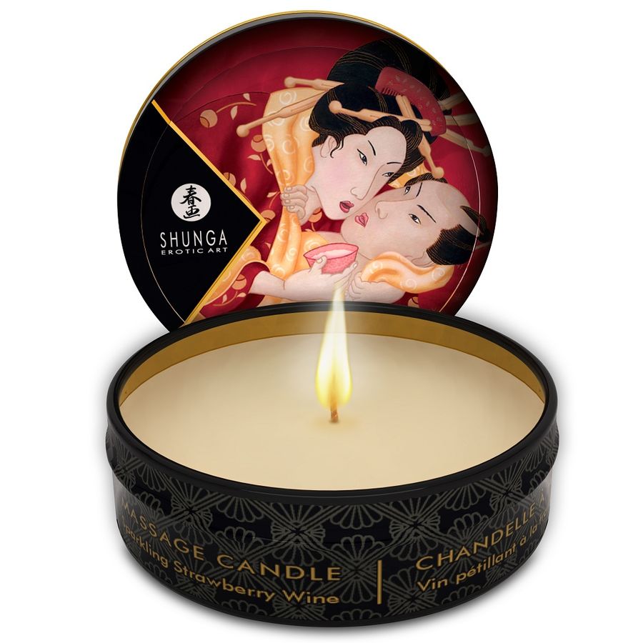 SHUNGA - MINI CARESSE À LA BOUGIE PRÉSENTOIR BOUGIES DE MASSAGE 24 UNITÉS – Image 5