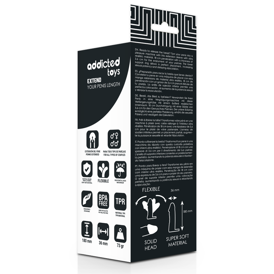 ADDICTED TOYS - ALLONGEZ VOTRE PÉNIS 18 CM – Image 4