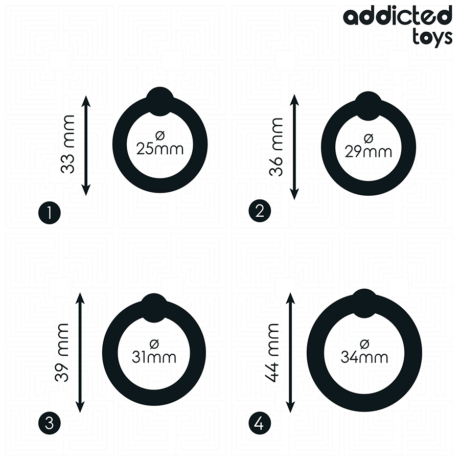 ADDICTED TOYS - LOT D'ANNEAUX EN SILICONE À PRESSION – Image 4