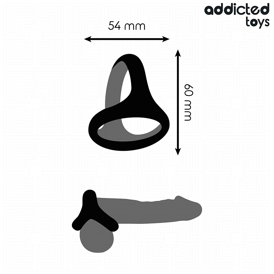 ADDICTED TOYS - ANNEAU PÉNIS TRIPLE ÉPAIS – Image 4
