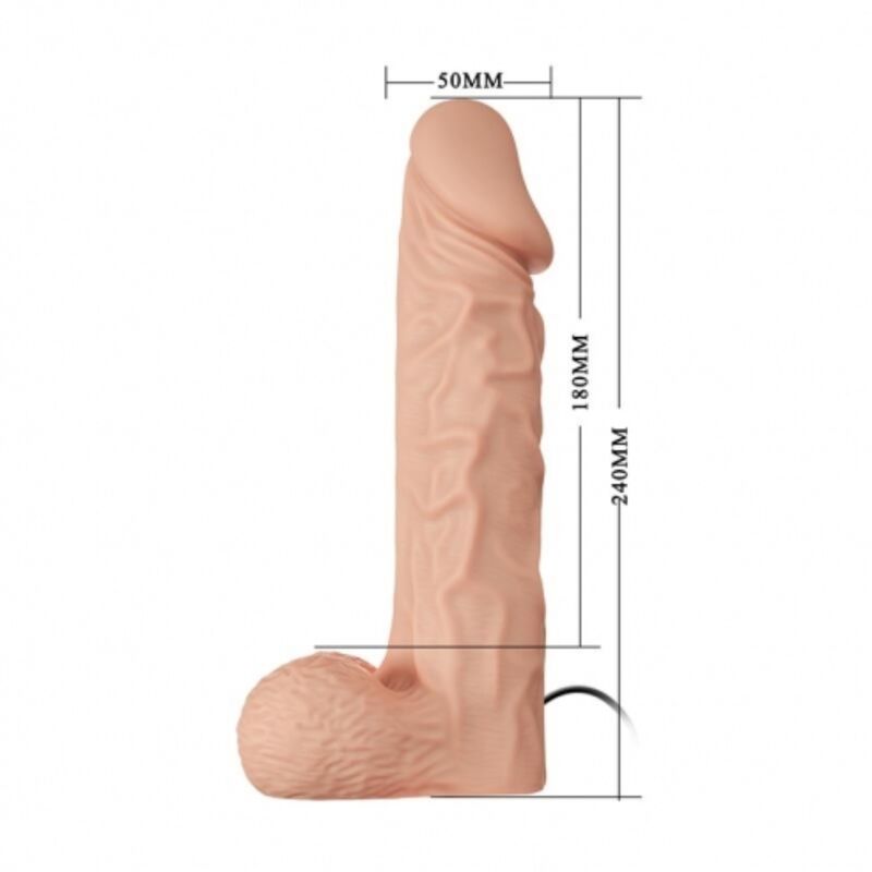 BAILE - HARNAIS DE ULTRA PASSIONNÉE 24 CM NATUREL – Image 4