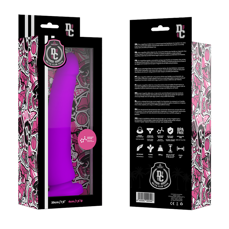 DELTA CLUB - TOYS GODE MÉDICAL LILAS SILICONE 20 CM -O- 4 CM – Image 4