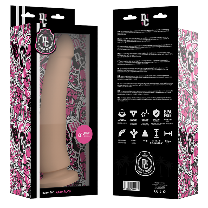 DELTA CLUB - TOYS GODE NATUREL MÉDICAL SILICONE 23 CM -O- 4.5 CM – Image 4