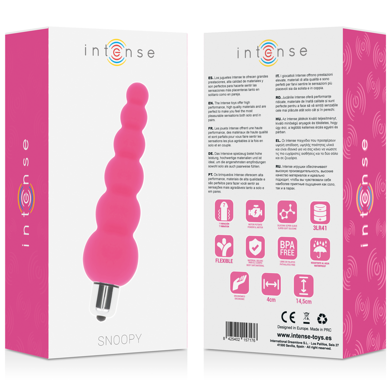 INTENSE - SNOOPY 7 VITESSES SILICONE ROSE – Image 4