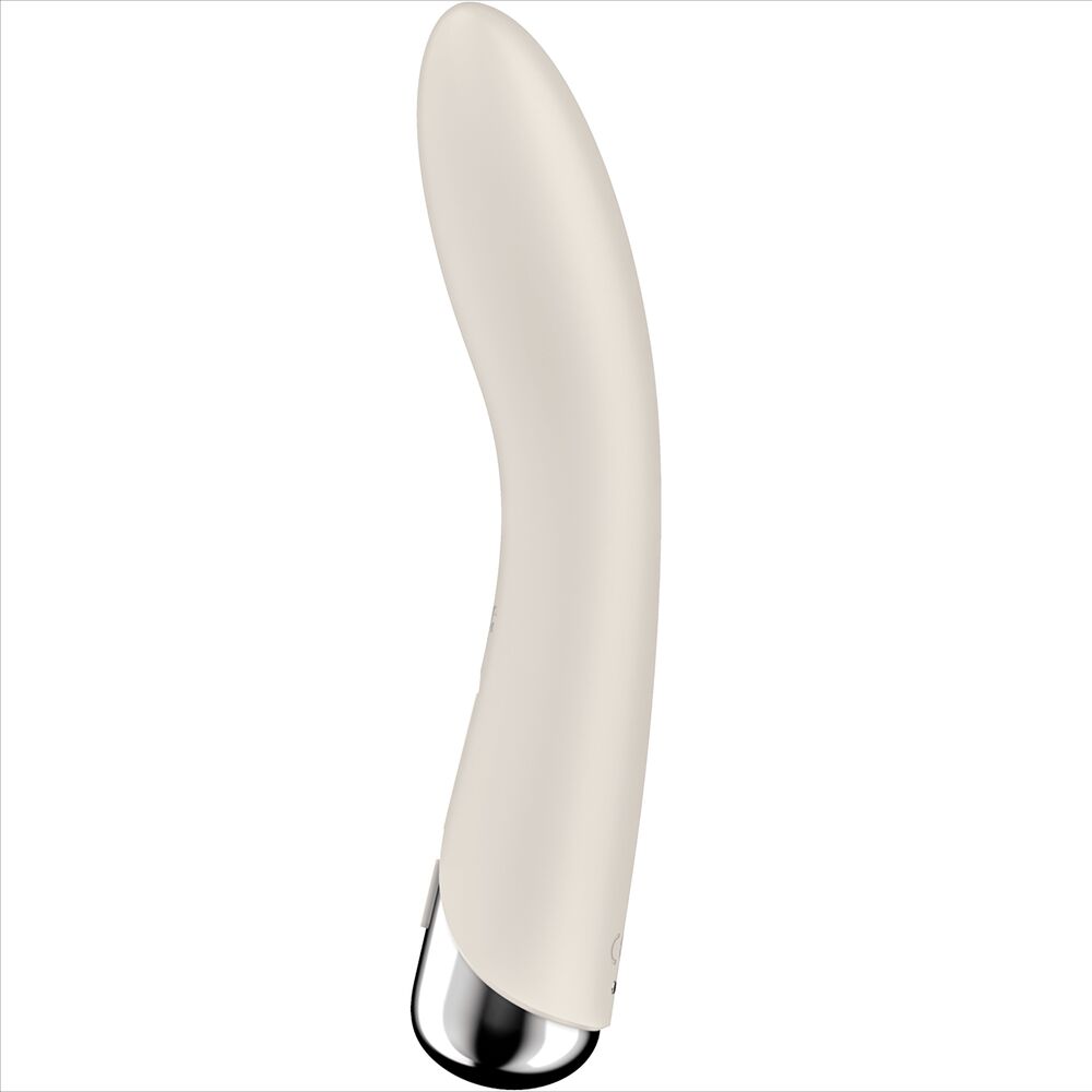 SATISFYER - VIBRATEUR ROTATEUR SPINNING VIBE 1 G-SPOT BEIGE – Image 4