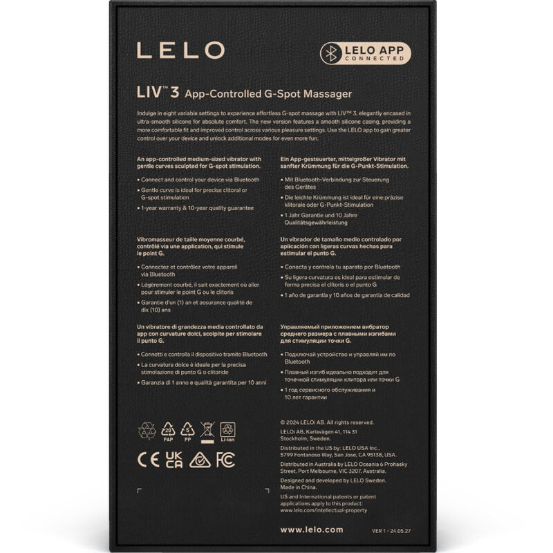 LELO - LIV™ 3 STIMULATEUR DE POINT G ROSE – Image 4