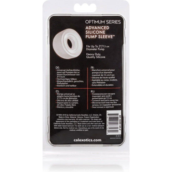 CALEXOTICS - MANCHON DE POMPE EN SILICONE ADV TRANSPARENT – Image 4