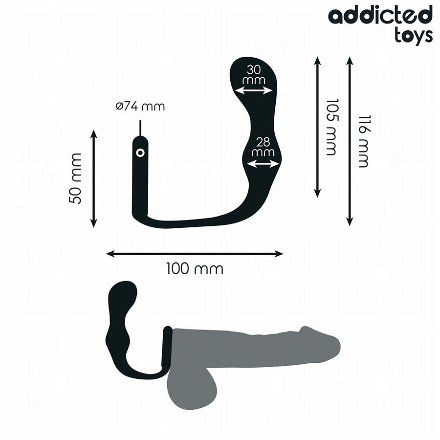 ADDICTED TOYS - PLUG ANAL AVEC ANNEAU MODÈLE 3 – Image 4