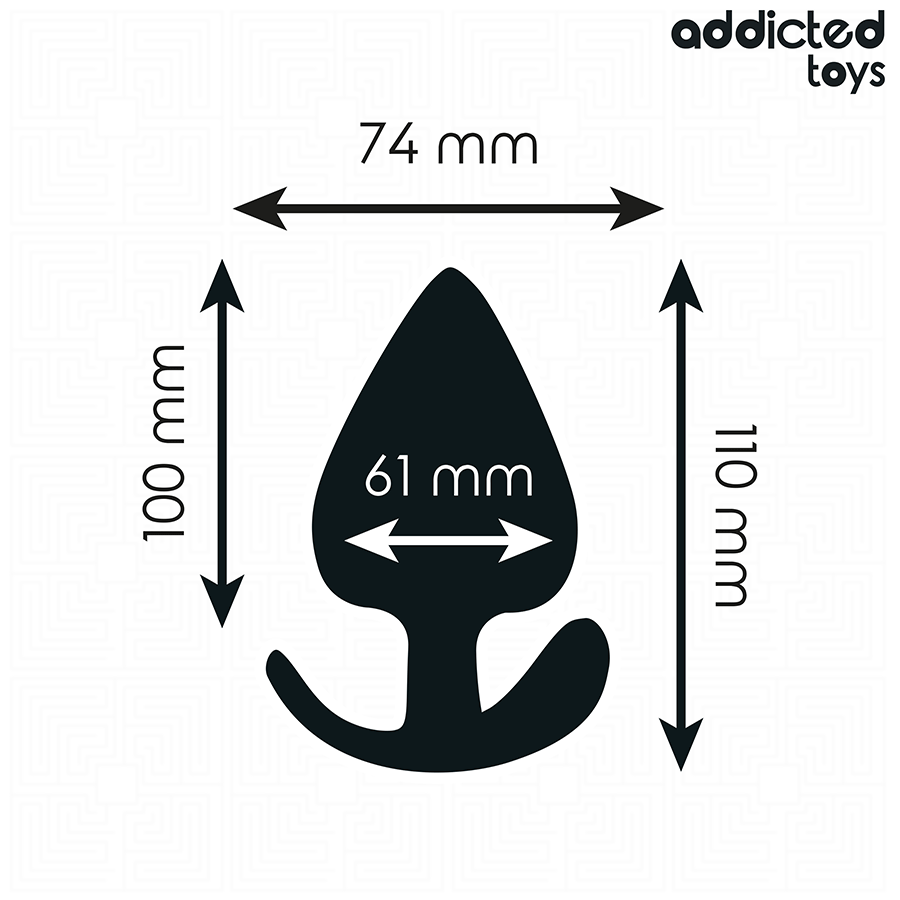 ADDICTED TOYS - PLUG ANAL TAILLE XXL 11 CM – Image 4