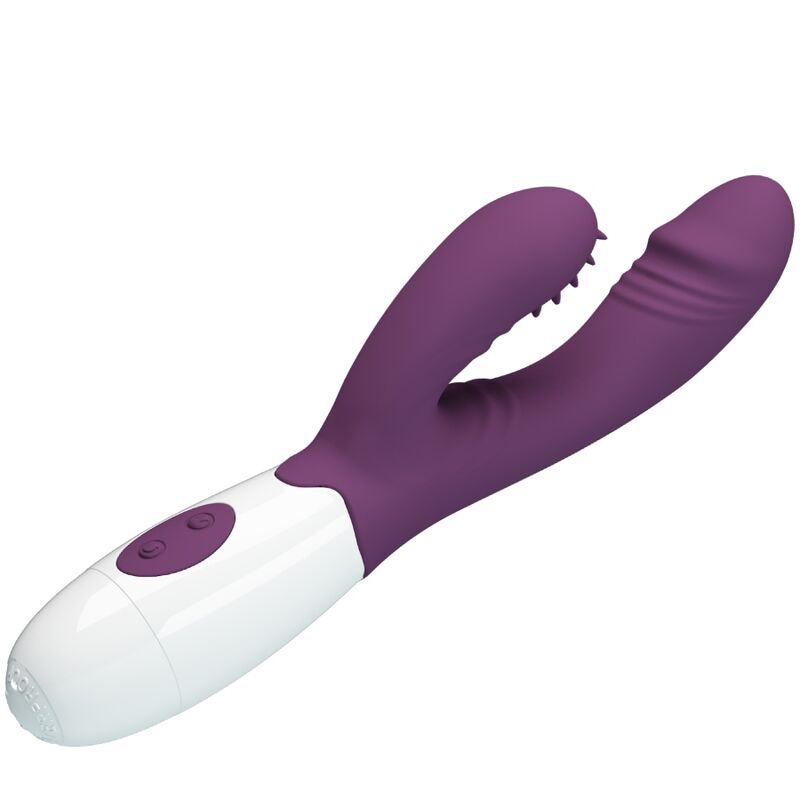 PRETTY LOVE - ANDRE VIBRATEUR RABBIT & STIMULATEUR DE POINT G VIOLET – Image 4