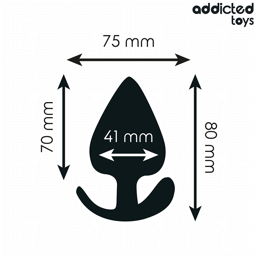 ADDICTED TOYS - PLUG ANAL TAILLE L 8 CM – Image 4