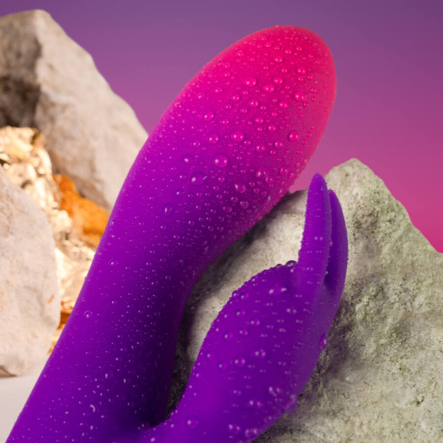 ROCKS-OFF - GLO-GIRL VIBRATEUR LAPIN VIOLET – Image 4