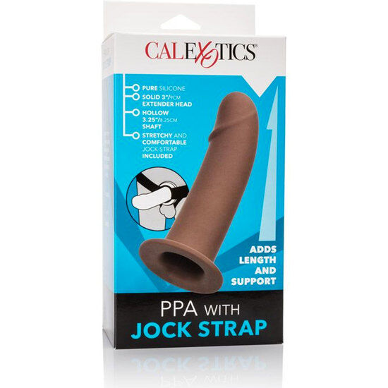 CALEXOTICS - PPA AVEC JOCK STRAP MARRON – Image 4