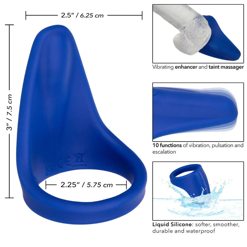 CALEXOTICS - ADMIRAL MASSEUR DE PÉRINÉE BLEU – Image 4