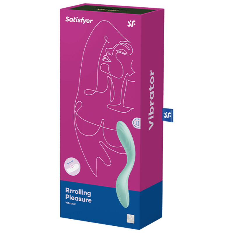 SATISFYER - VIBRATEUR SPOT G RRROLLING PLEASURE VERT – Image 5