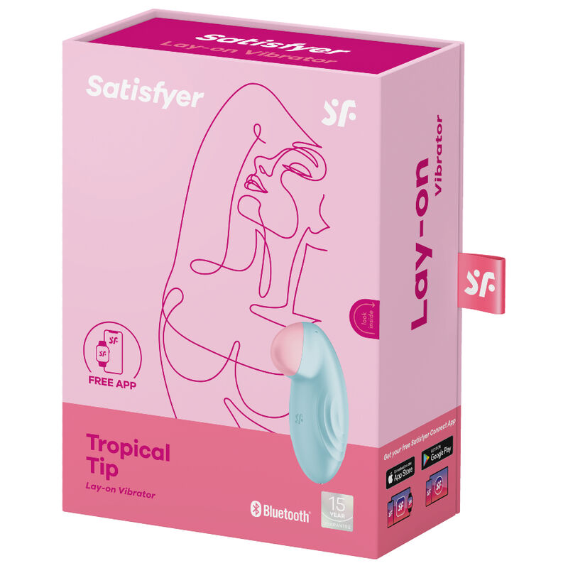 SATISFYER - VIBRATEUR POSER TROPICAL TIP BLEU – Image 5