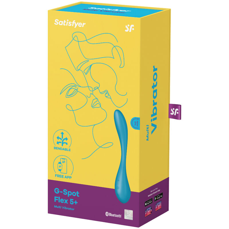 SATISFYER - VIBRATEUR MULTI G-SPOT FLEX 5 BLEU – Image 5