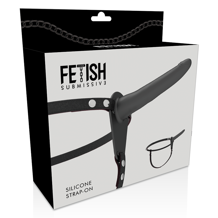 FETISH SUBMISSIVE HARNESS - SILICONE NOIR 15 CM – Image 5
