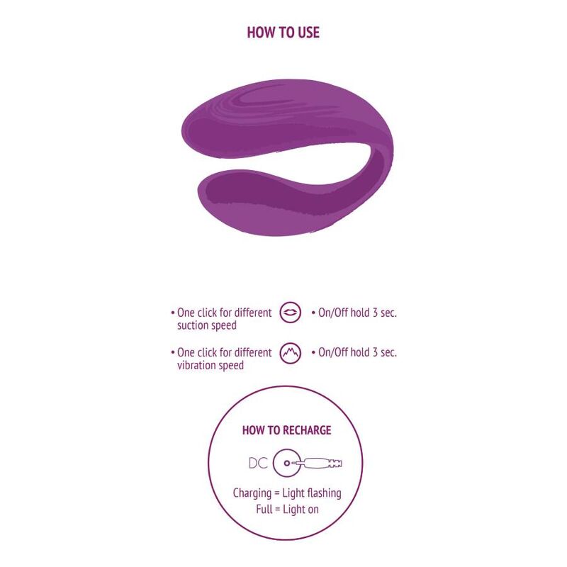 XOCOON - VIBRATEUR BOUND LOVE COUPLES VIOLET – Image 5