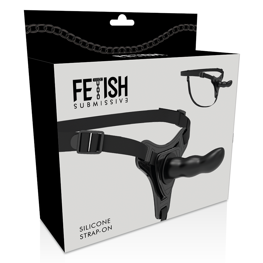 FETISH SUBMISSIVE HARNESS - SILICONE NOIR POINT G 16 CM – Image 5