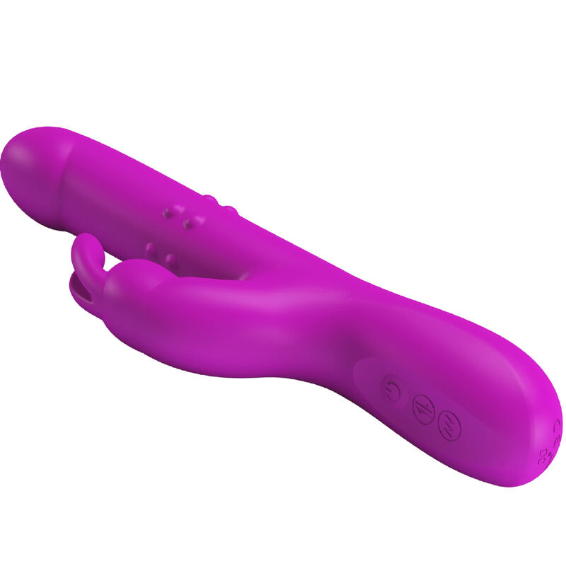 PRETTY LOVE - VIBRATEUR REESE AVEC ROTATION VIOLET – Image 5