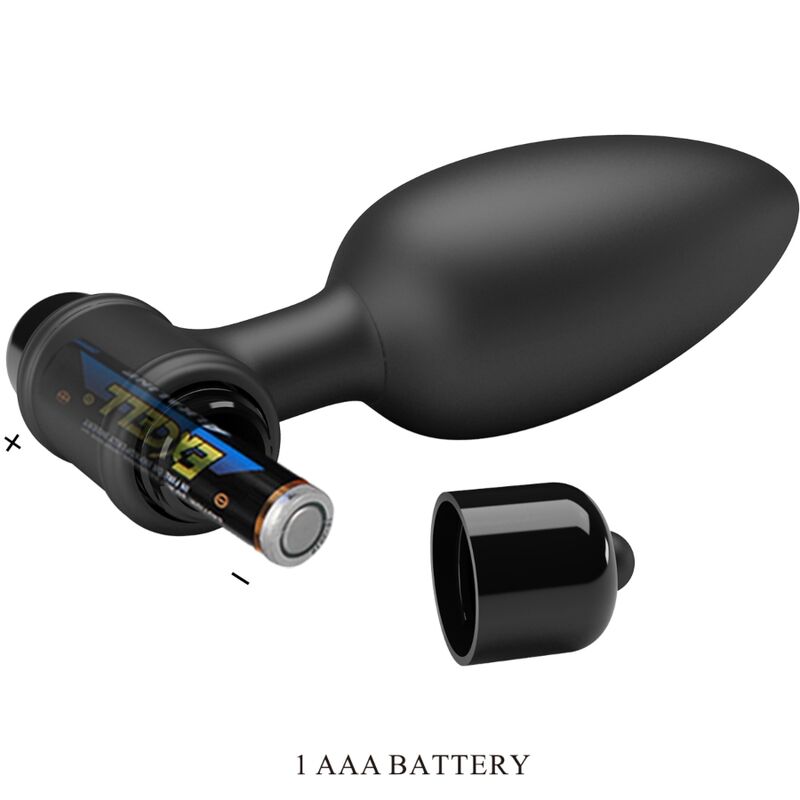 PRETTY LOVE - VIBRA BUTT PLUG 2 PLUG ANAL 10 VIBRATIONS NOIR – Image 5