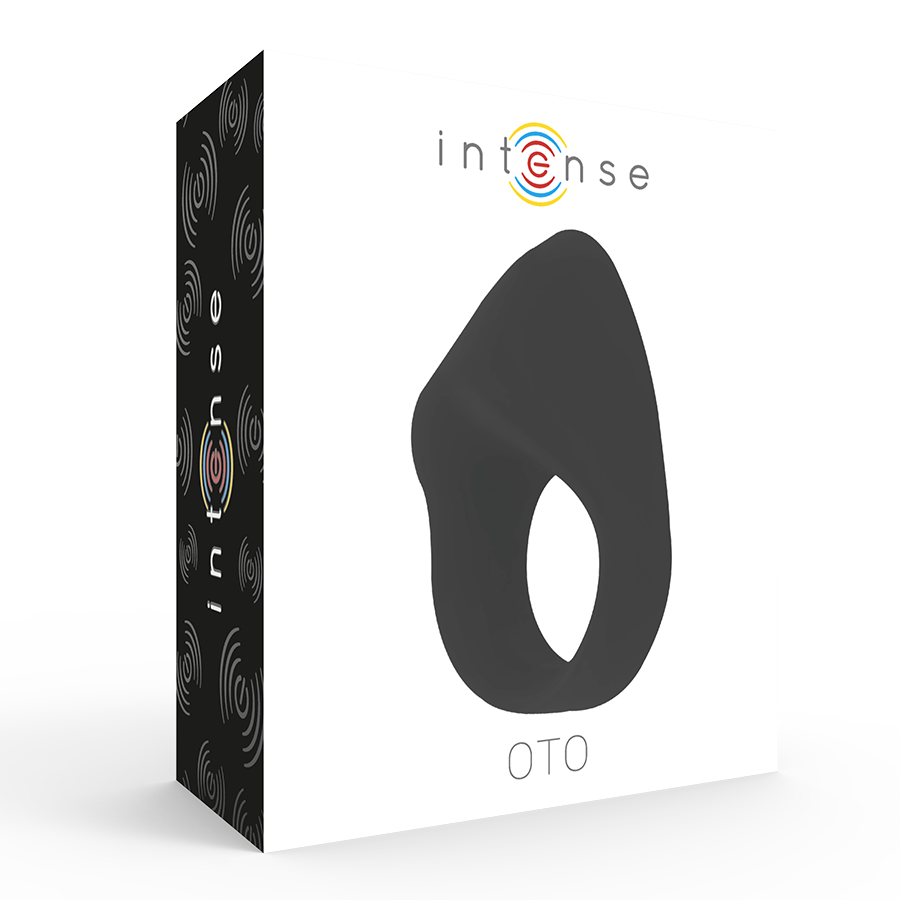INTENSE - ANNEAU VIBRATEUR RECHARGEABLE NOIR OTO – Image 5