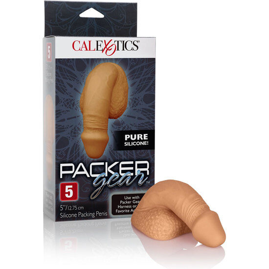 CALEXOTICS - GODE EN SILICONE PÉNIS 12.75 CM CARAMEL – Image 5