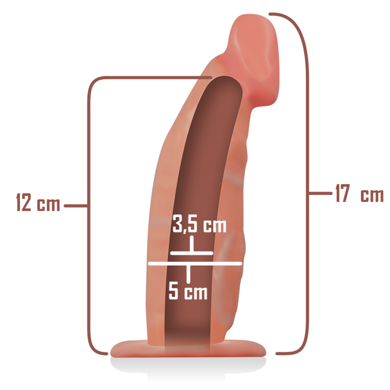 INTENSE - HARNAIS CREUX AVEC GODE 18 X 3,5 CM – Image 5