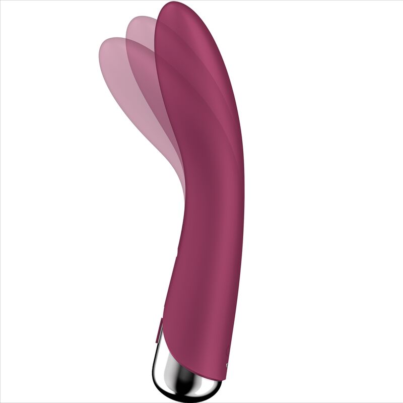 SATISFYER - SPINNING VIBE 1 VIBRATEUR ROTATEUR G-SPOT ROUGE – Image 5