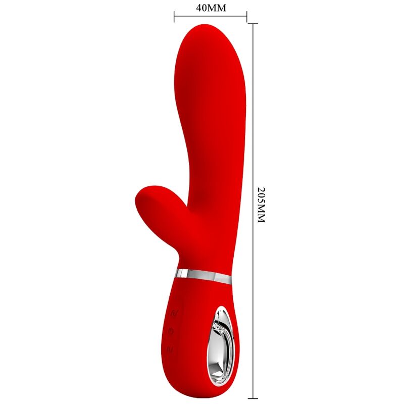 PRETTY LOVE - VIBRATEUR MULTIFONCTION G-SPOT THOMAS ROUGE – Image 5