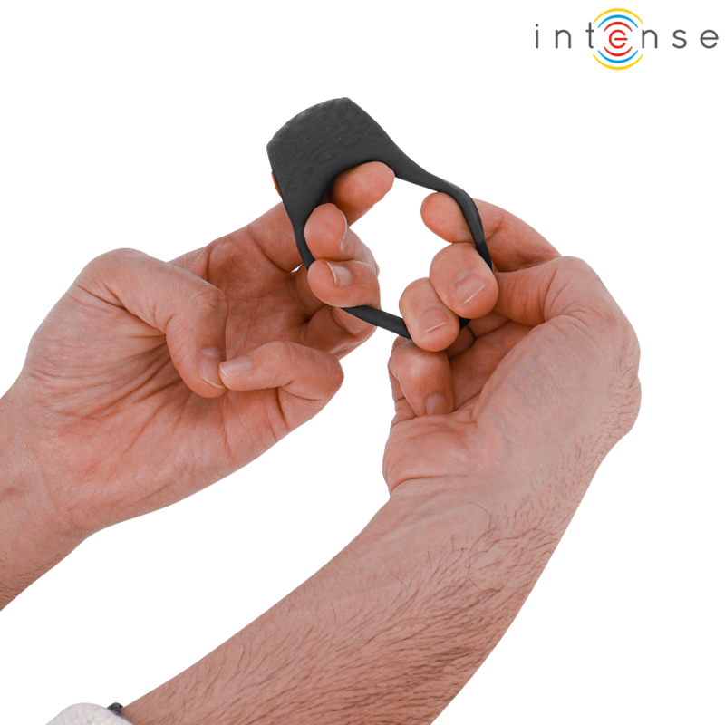INTENSE - CLOVER VIBRATEUR ANNEAU PÉNIS 10 VIBRATIONS NOIR – Image 5