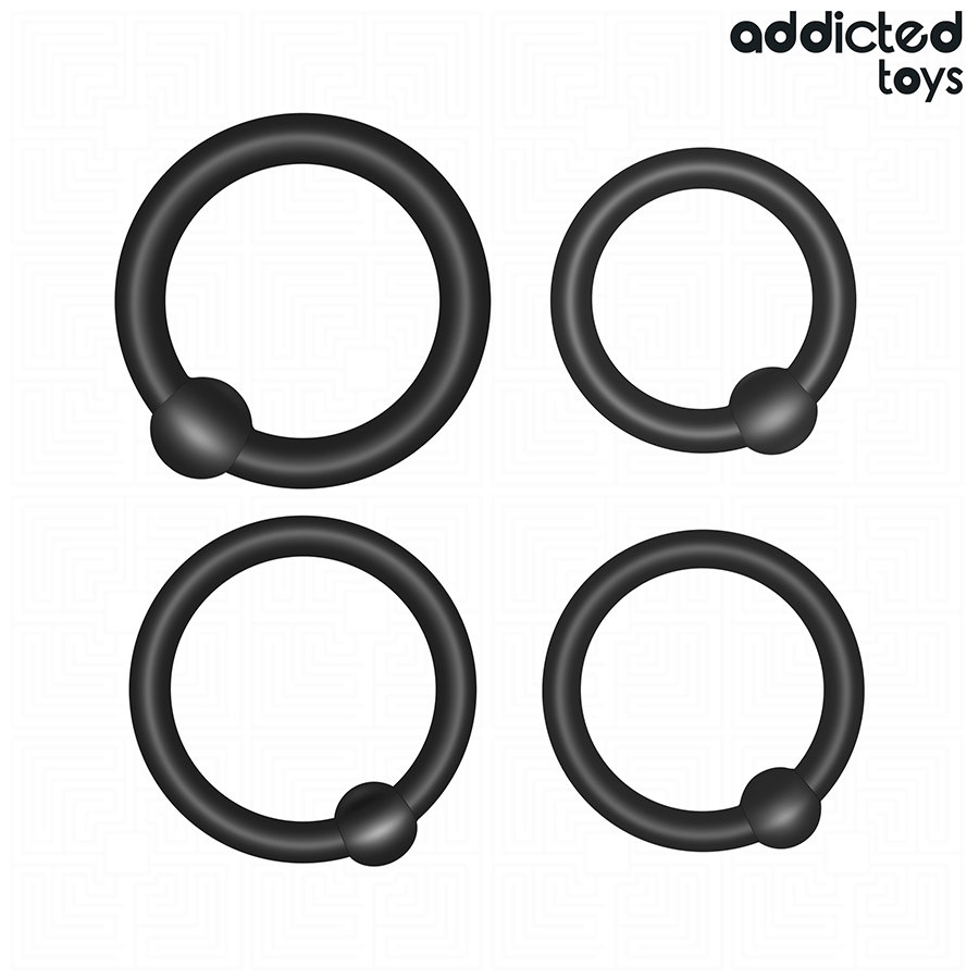 ADDICTED TOYS - LOT D'ANNEAUX EN SILICONE À PRESSION – Image 5
