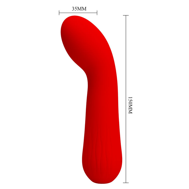 PRETTY LOVE - VIBRATEUR RECHARGEABLE FAUN ROUGE – Image 5