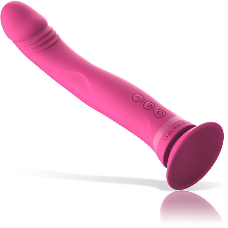 INTENSE - GODE VIBRATEUR EN SILICONE ROSE MICHELANGELO – Image 5