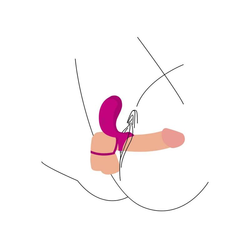 XOCOON - BAGUE STIMULATEUR DE COUPLES FUCHSIA – Image 5