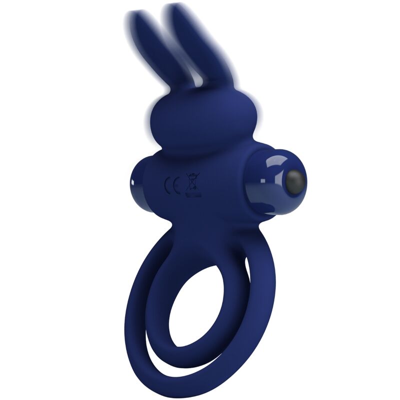 PRETTY LOVE - DAREY DOUBLE ANNEAU VIBRANT LAPIN BLEU – Image 5