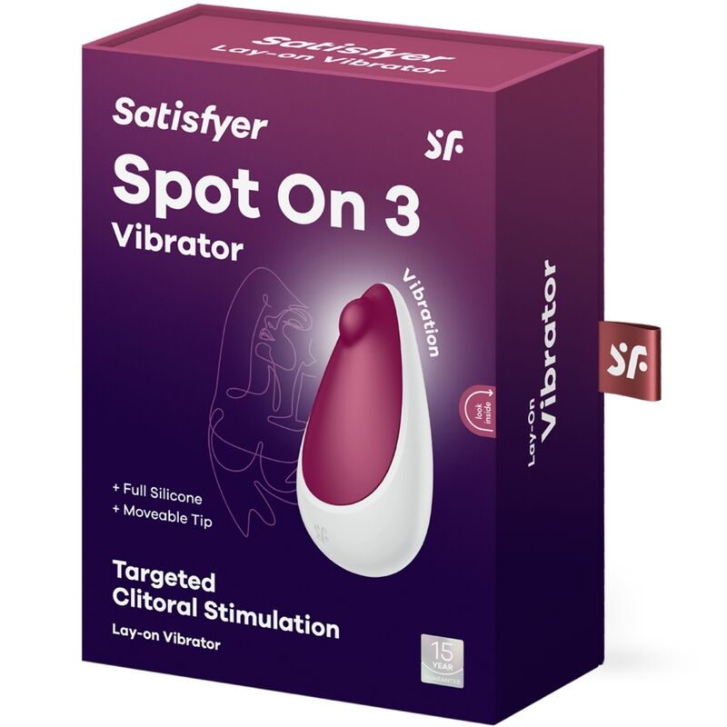 SATISFYER - SPOT ON 3 STIMULATEUR CLITORAL BAIES – Image 5