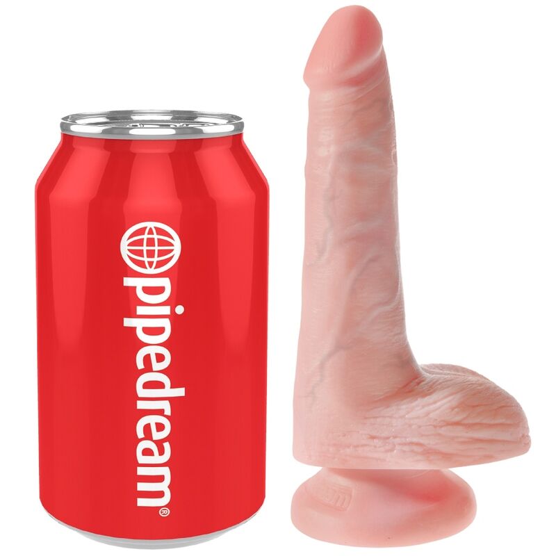 KING COCK - PÉNIS RÉALISTE AVEC BOULES 13.5 CM LÉGÈRES – Image 5