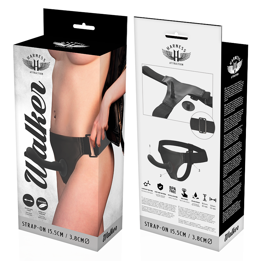 HARNESS ATTRACTION - RNES SILICONE WALKER G-SPOT 15.5 CM -O- 3.8 CM – Image 6